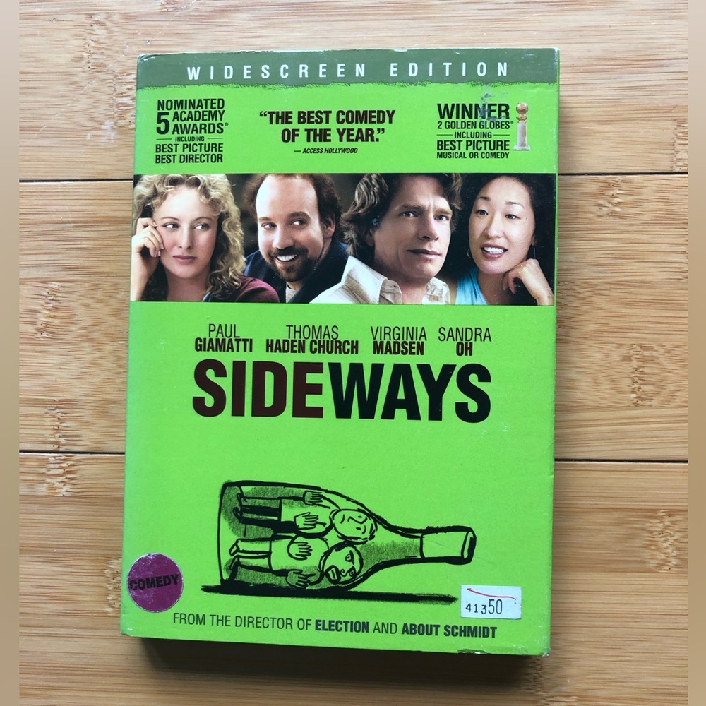 4 for $20. Sideways DVD.